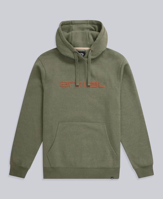 Rocky Mens Organic Hoodie - Khaki