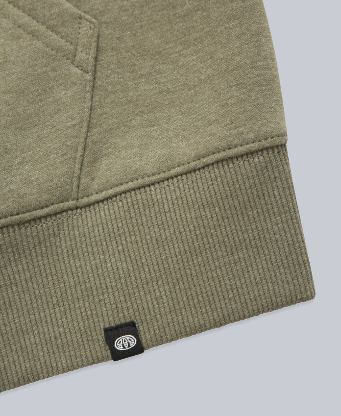 Rocky Mens Organic Hoodie - Khaki