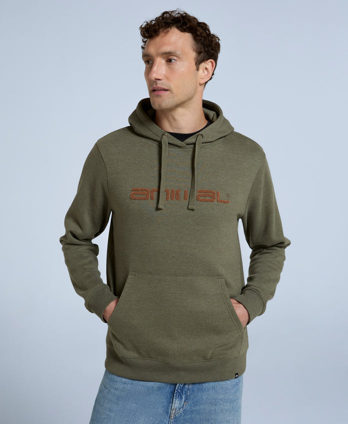 Rocky Mens Organic Hoodie - Khaki