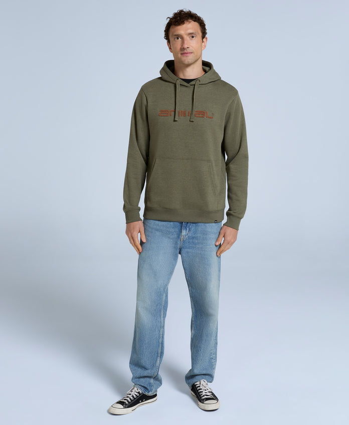 Rocky Mens Organic Hoodie - Khaki