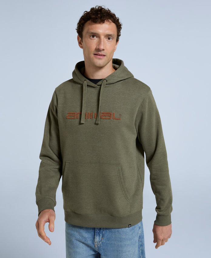 Rocky Mens Organic Hoodie - Khaki