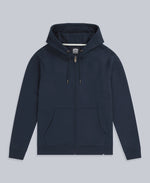 Woody Mens Organic Zip Hoodie - Navy