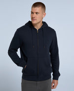 Woody Mens Organic Zip Hoodie - Navy