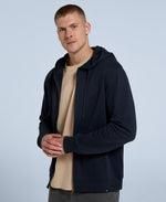 Woody Mens Organic Zip Hoodie - Navy