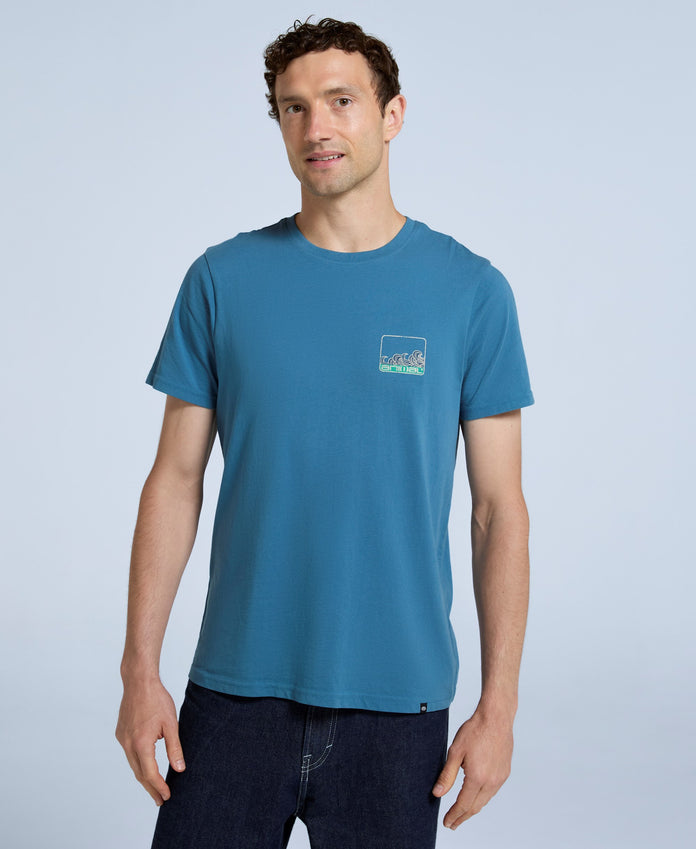 Jacob Mens Organic T-Shirt - Blue