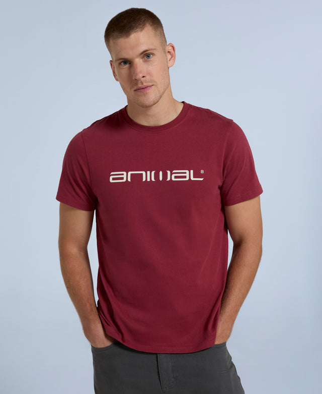 Classico Mens Organic T-Shirt - Burgundy