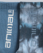 Danny Kids Organic Tie Dye Sock - Bright Blue