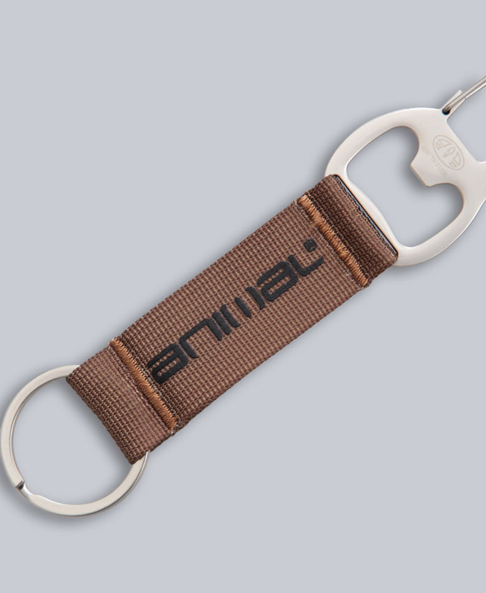 Logo Keyring - Tan