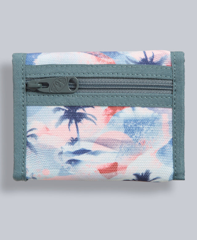 Recycled Trifold Wallet - Pale Blue