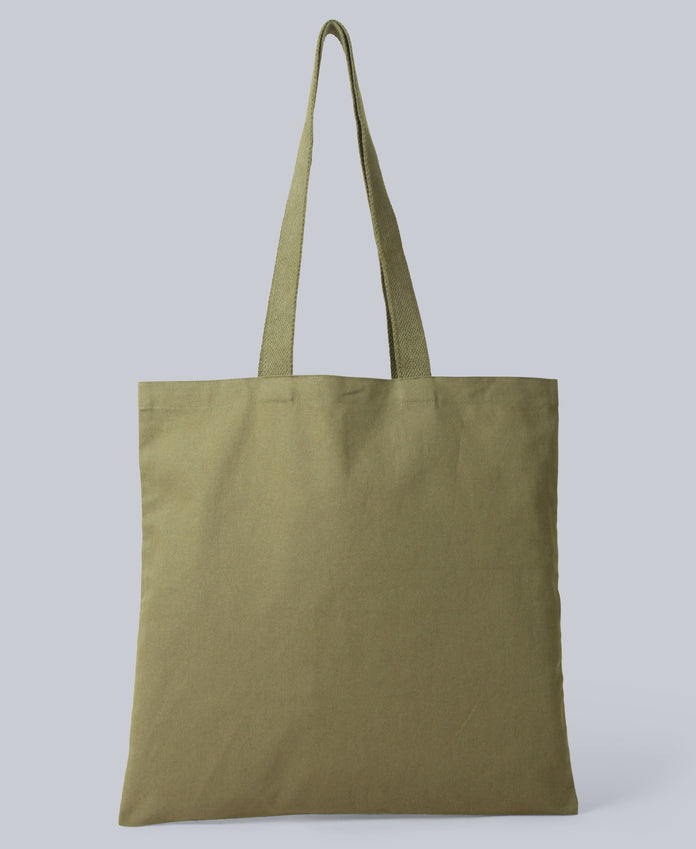 Organic Graphic Tote Bag - Khaki