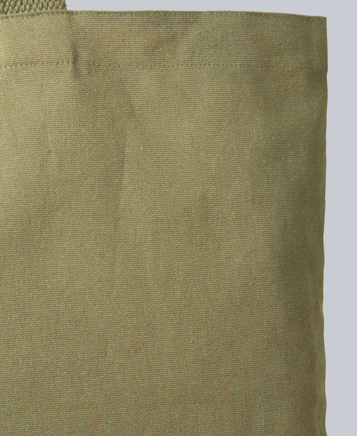 Organic Graphic Tote Bag - Khaki